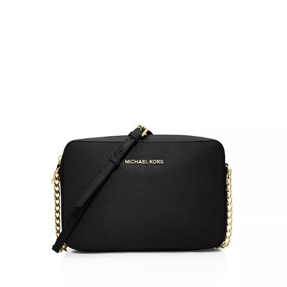 MICHAEL Michael Kors Handbags - MICHAEL Michael Kors Black Crossbody East West Crossbody